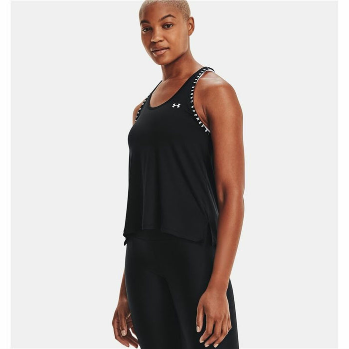 Tricou cu Bretele Damă Under Armour Knockout Negru