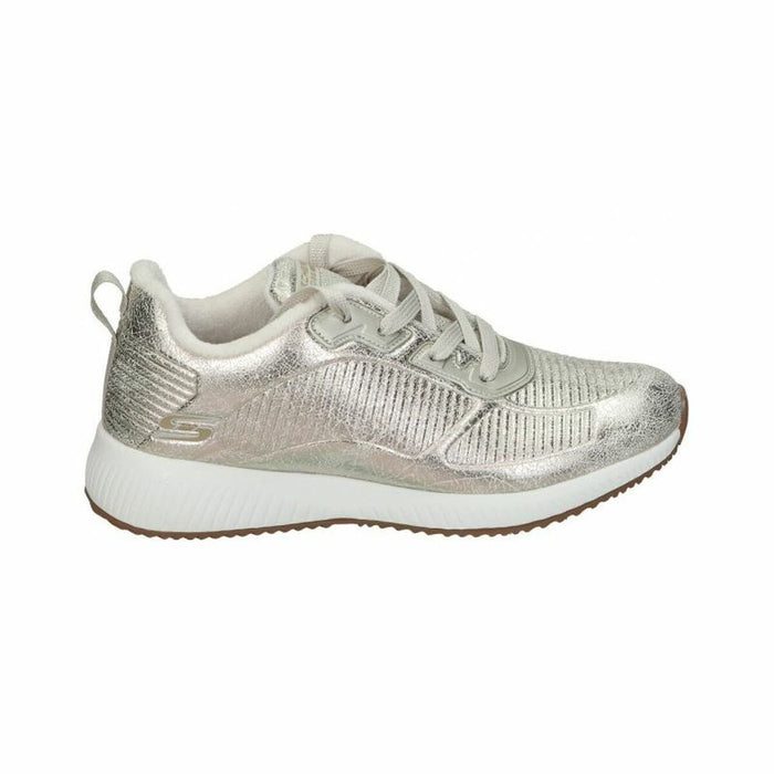 Pantofi sport pentru femei Skechers Bobs Sparkle Life Gri deschis