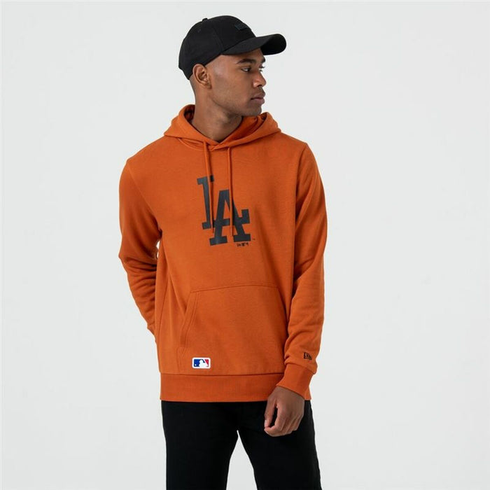 Hanorac cu Glugă Bărbați New Era MLB Seasonal Team Logo LA Portocaliu închis