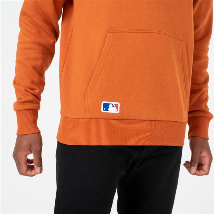 Hanorac cu Glugă Bărbați New Era MLB Seasonal Team Logo LA Portocaliu închis