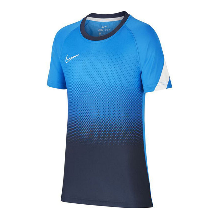 Tricou de Fotbal cu Mânecă Scurtă pentru Copii Nike Dri-FIT Academy Albastru