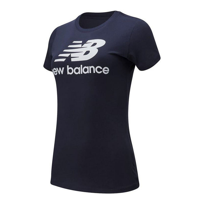 Tricou cu Mânecă Scurtă Femei New Balance WT91546 Albastru închis
