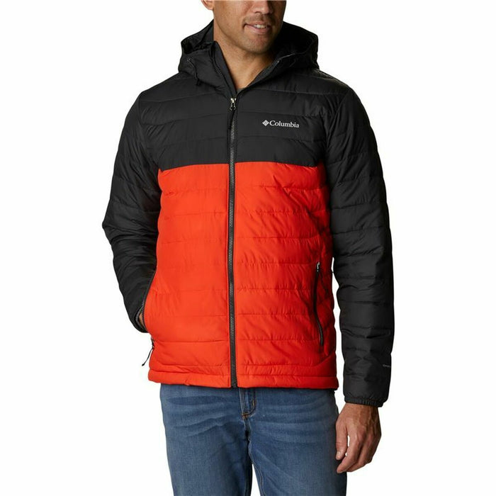 Jachetă Sport de Bărbați Columbia Powder Lite™ Negru Portocaliu