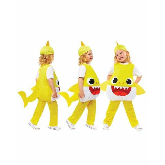 Costum Deghizare pentru Copii Baby Shark Galben 3 Piese