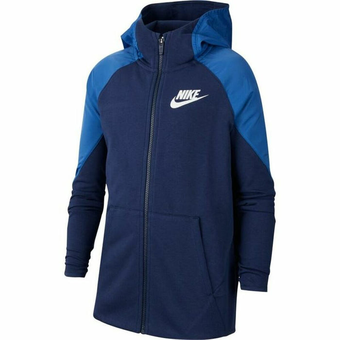 Jachetă Sport pentru Copii Nike Sportswear Albastru închis