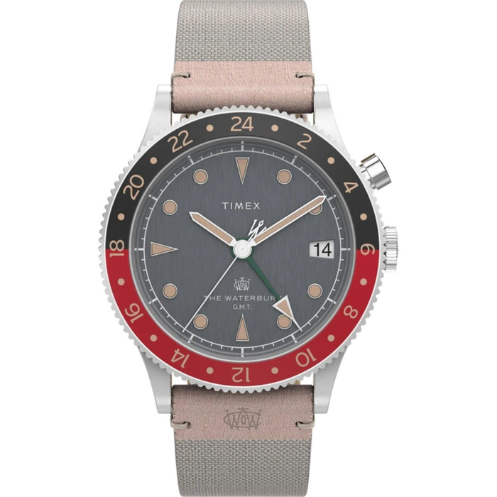 Ceas Bărbați Timex THE WATERBURY GMT Gri (Ø 39 mm)