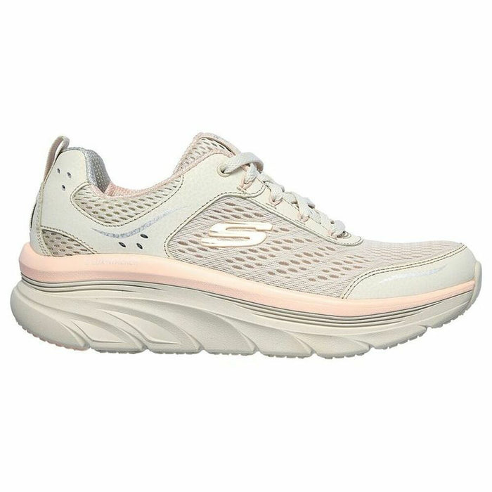 Pantofi sport pentru femei Skechers D´Lux Walker - Infinite Motion Bej
