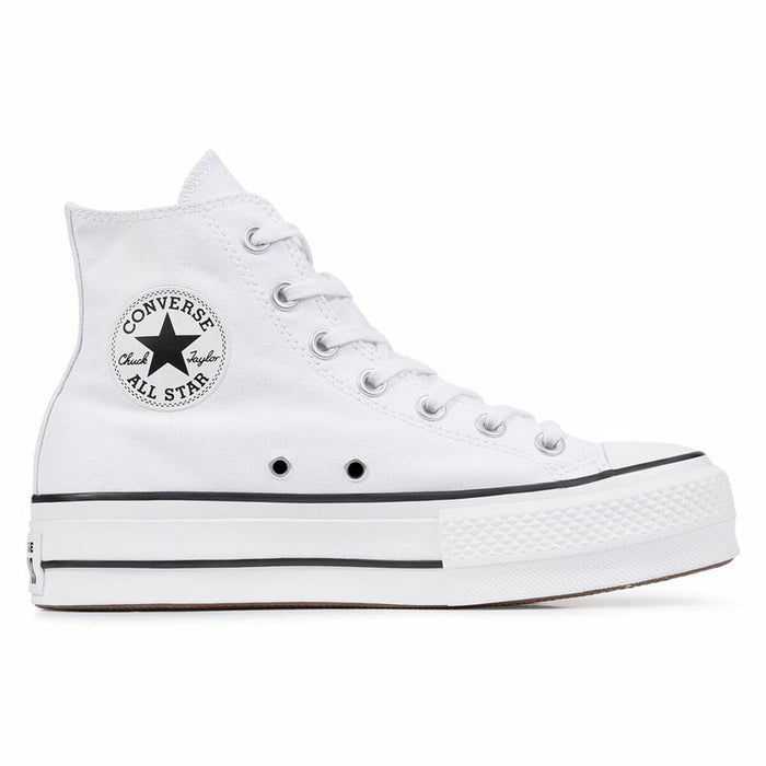 Adidași Casual Converse Chuck Taylor All Star Platform Alb