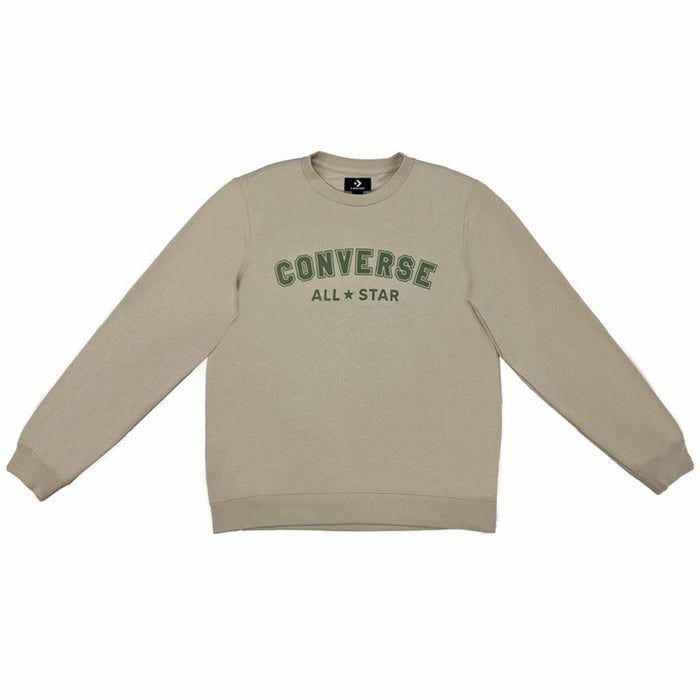Hanorac fără Glugă Bărbați Converse Classic Fit All Star Single Screen Maro