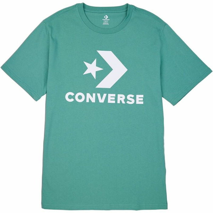 Tricou cu Mânecă Scurtă Unisex Converse Standard Fit Center Front Large Verde