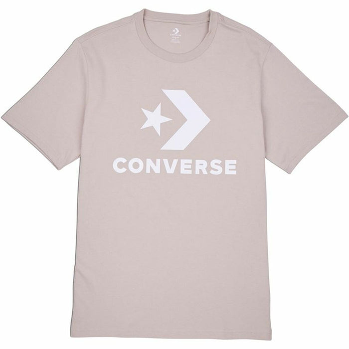 Tricou cu Mânecă Scurtă Unisex Converse Standard Fit Center Front Large Roz deschis