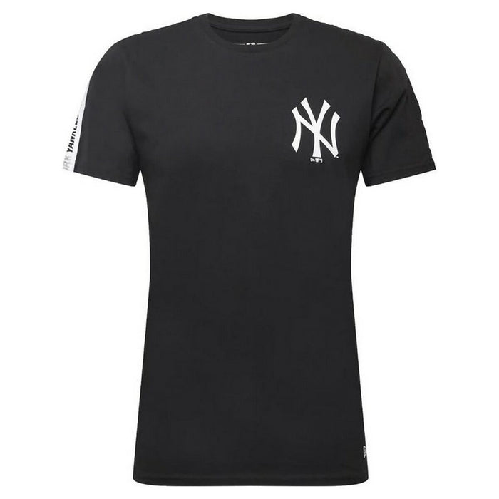 Tricou cu Mânecă Scurtă Bărbați New Era NY Yankees Taped Sleeve Negru