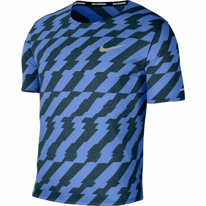 Tricou cu Mânecă Scurtă Bărbați Nike Dri-Fit Miler Future Fast Albastru