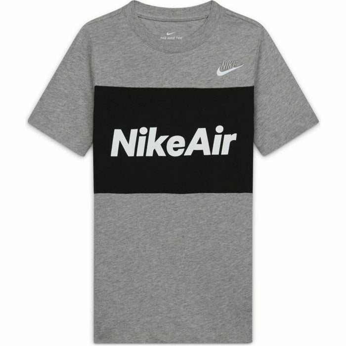 Tricou cu Mânecă Scurtă Copii Nike Air Gri