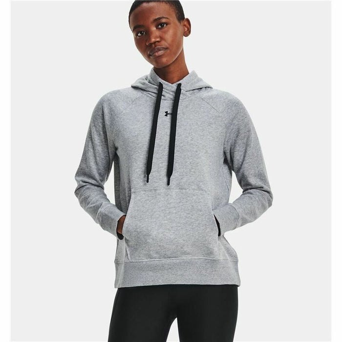 Hanorac cu Glugă Femei Under Armour Rival Gri