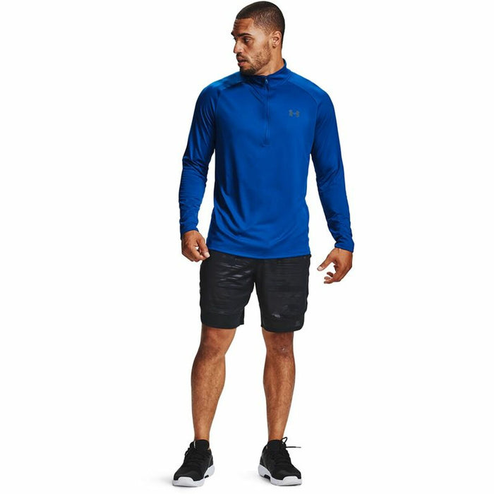 Tricou cu Mânecă Lungă Bărbați Under Armour Tech™ ½ Albastru