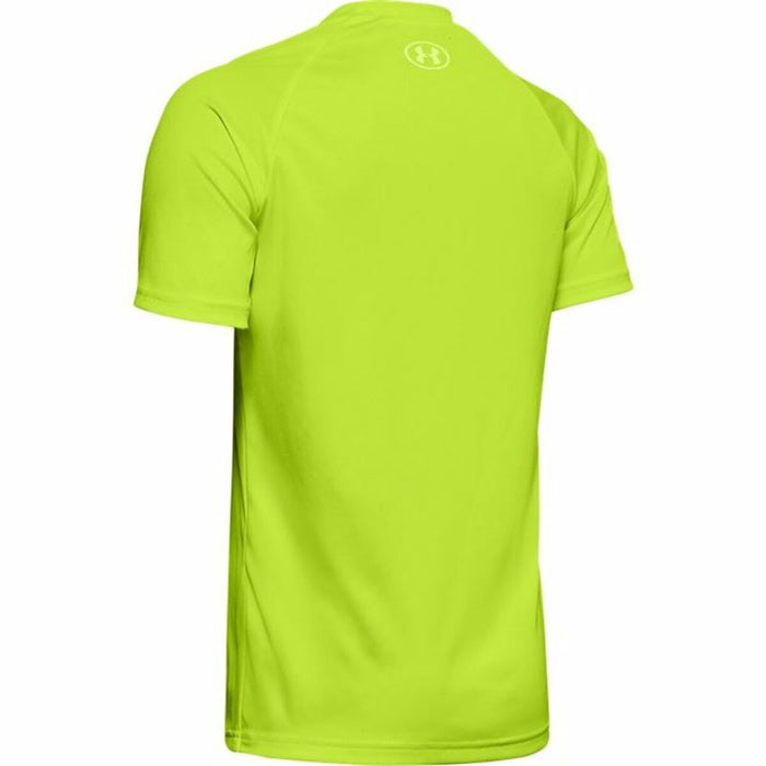 Tricou cu Mânecă Scurtă Copii Under Armour Tech Big Logo Galben