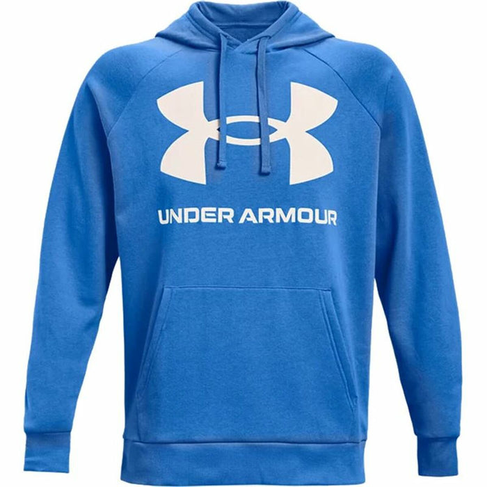 Hanorac cu Glugă Bărbați Under Armour Rival Big Logo Albastru