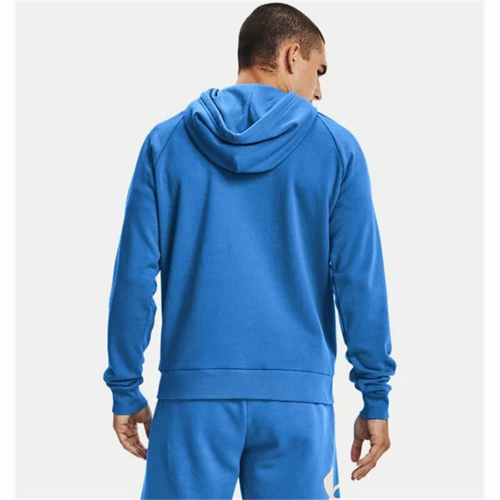 Hanorac cu Glugă Bărbați Under Armour Rival Big Logo Albastru