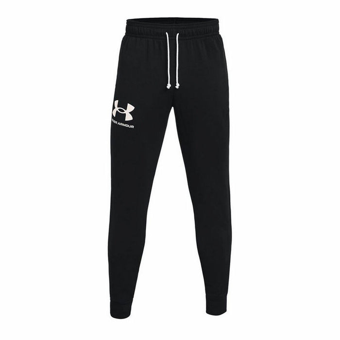 Pantaloni lungi de sport Under Armour Rival Terry Jogger Negru Bărbați