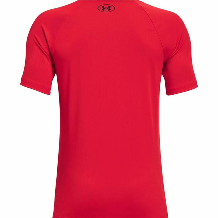 Tricou cu Mânecă Scurtă pentru Copii Under Armour  Tech Big Logo Roșu