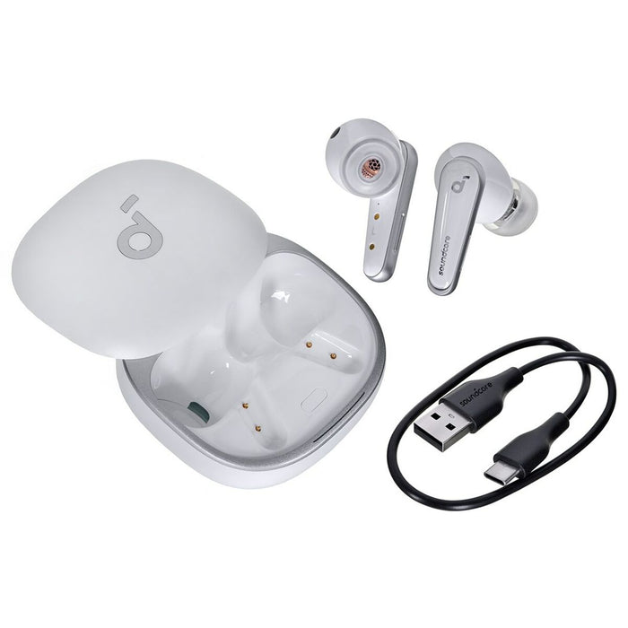 Căști cu Microfon Soundcore Liberty 4 Alb Midnight black