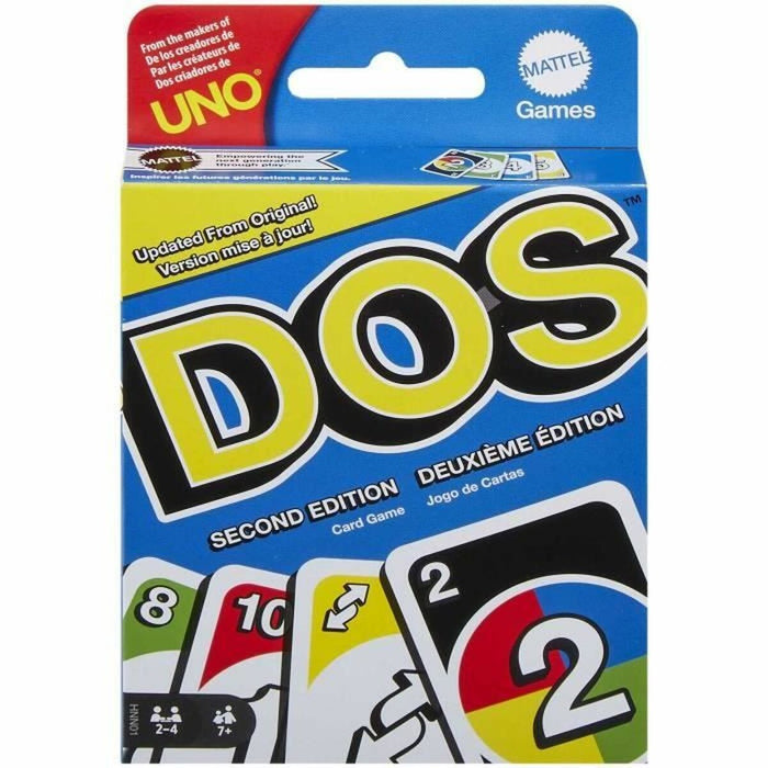 Jocuri de cărți Mattel UNO DOS (FR)
