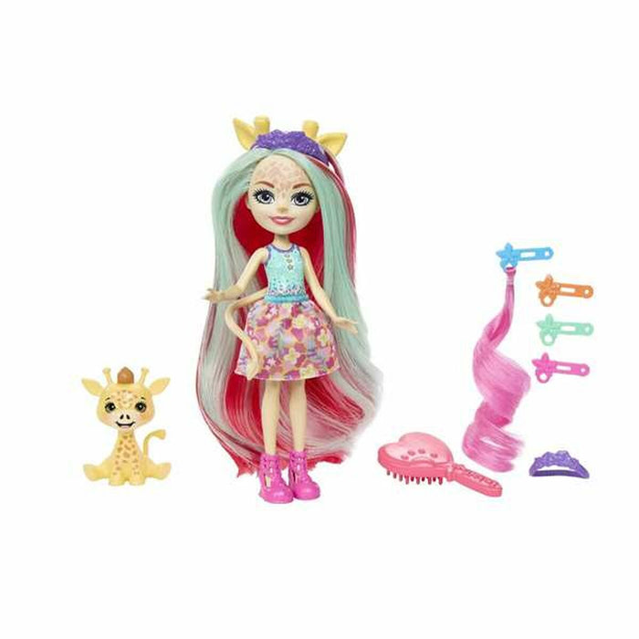 Păpușă Mattel Enchantimals Glam Party Girafă 15 cm