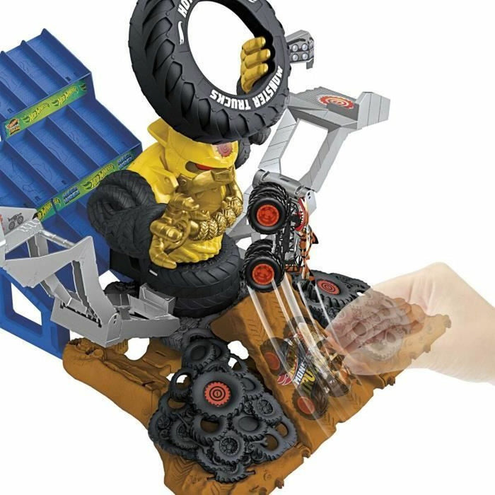 Pistă de Curse Hot Wheels Infantil 2 mașină
