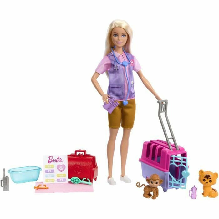 Păpușă Barbie SAUVETEUSE D'ANIMAUX