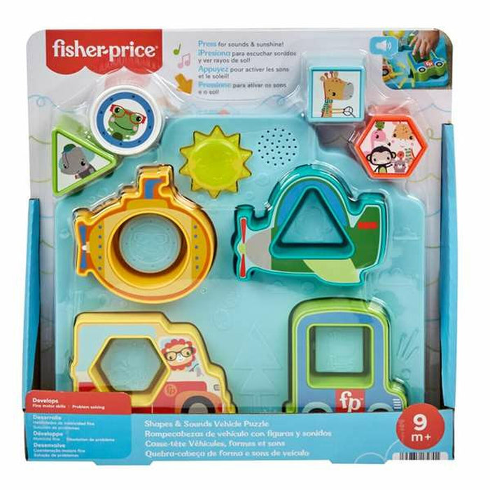 Puzzle pentru Copii Fisher Price Vehicule
