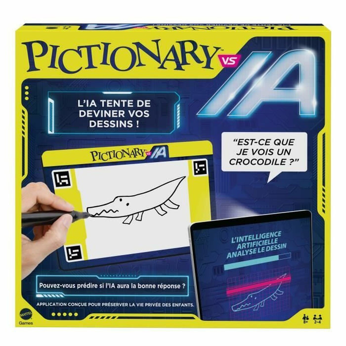 Joc de Masă Mattel PICTIONARY® VS IA Jeu familial Pictionary Vs Intelligence Artificielle (FR)
