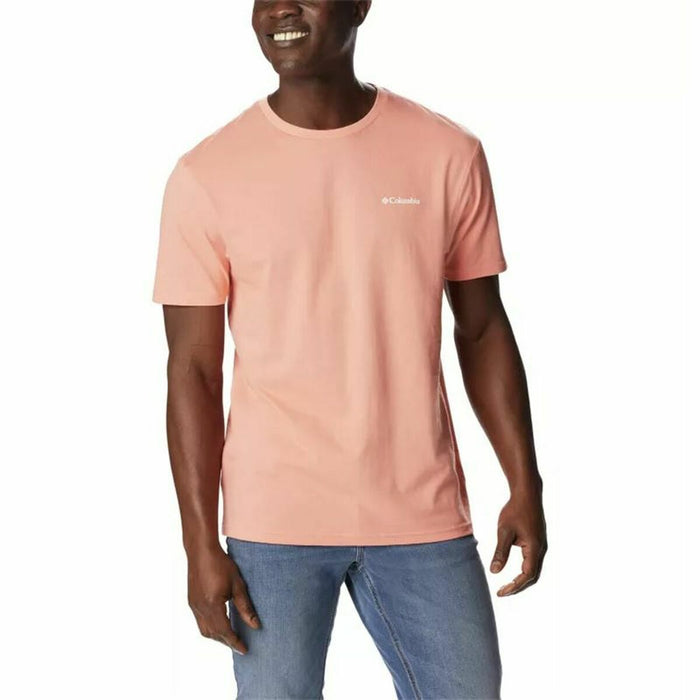 Tricou cu Mânecă Scurtă Bărbați Columbia North Cascades Somon