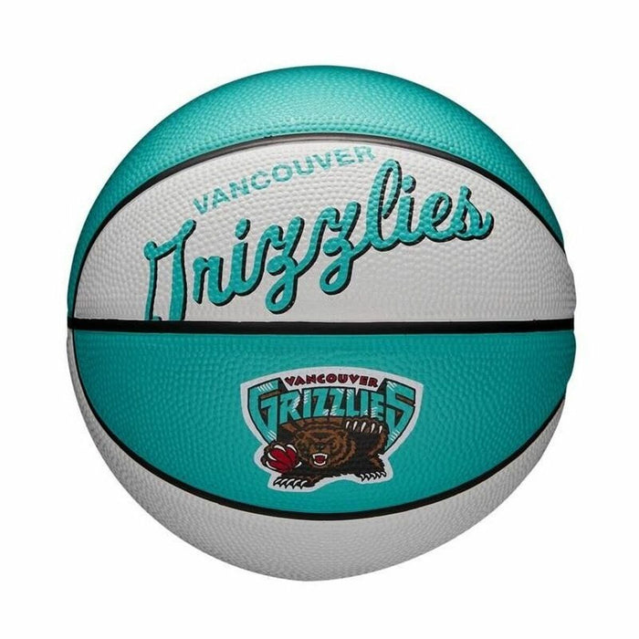 Minge de Baschet Mini Wilson NBA Team Retro Acvamarin 3