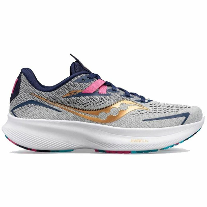 Încălțăminte de Running pentru Adulți Saucony Ride 15 Gri deschis Femeie