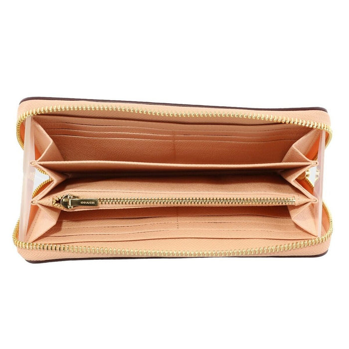 Portofel Coach C3441-IMS9W Roz Piele 19 x 10 cm