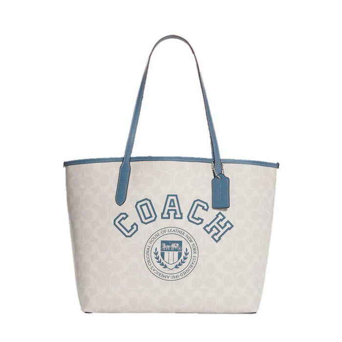 Geantă Damă Coach CB869-SVUOB Alb 44 x 27 x 14 cm