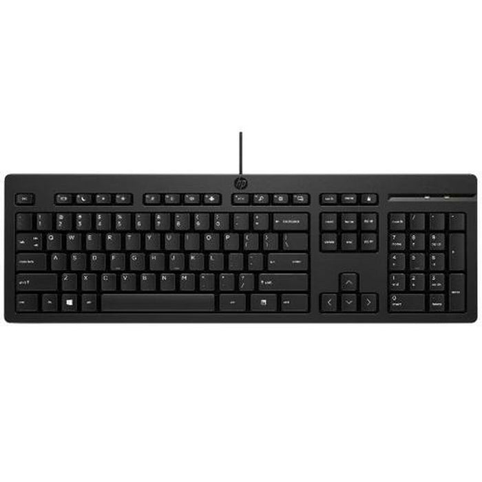 Tastatură HP 266C9AA#ABE Negru Qwerty Spaniolă