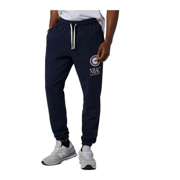 Pantaloni lungi de sport New Balance Essentials Athletic Club Albastru închis Bărbați