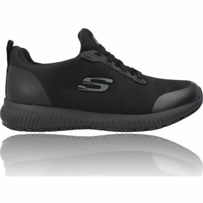 Pantofi sport pentru femei Skechers SQUAD 77222EC BKRG Negru