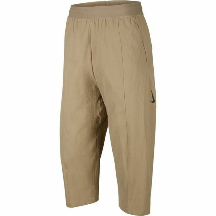 Pantaloni lungi de sport Nike Dri-Fit Yoga Bej Bărbați