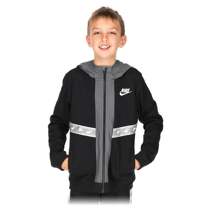 Jachetă Sport pentru Copii Nike Negru Bumbac