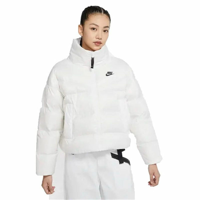 Jachetă Sport de Damă Nike Therma-FIT City Series Alb