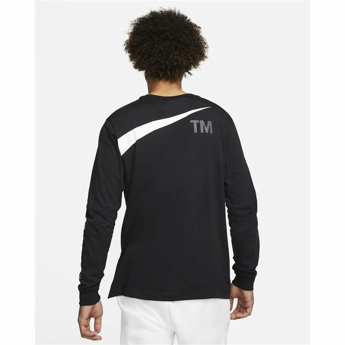 Tricou cu Mânecă Lungă Bărbați Nike Sportswear Negru