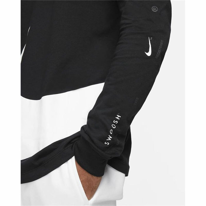 Tricou cu Mânecă Lungă Bărbați Nike Sportswear Negru