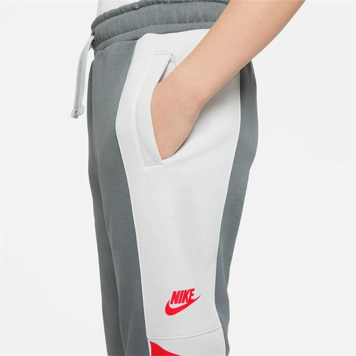 Pantalon de Trening pentru Copii Nike Sportswear  Alb Gri închis