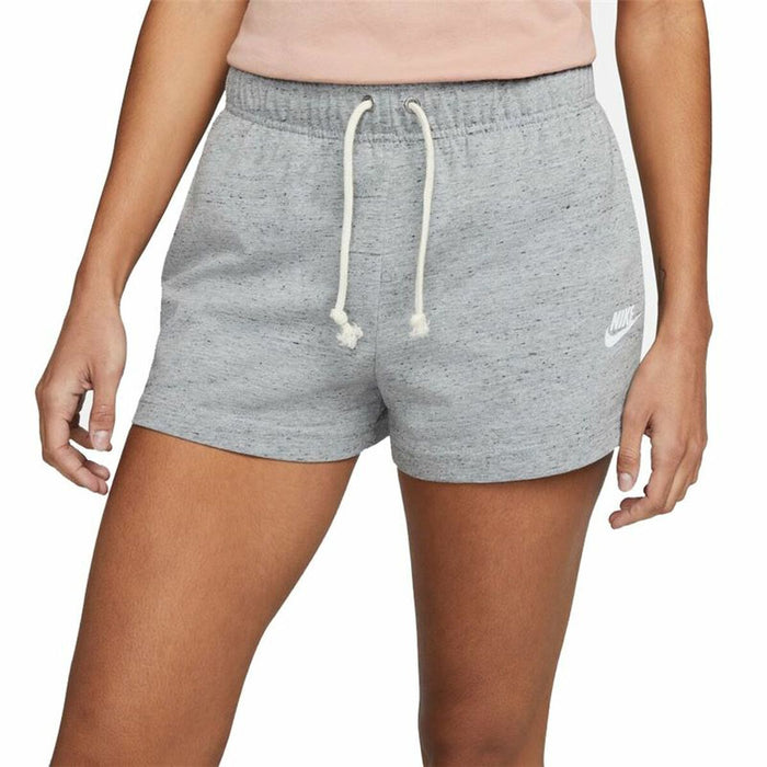 Pantaloni Scurți Sport pentru Damă Nike Sportswear Gym Vintage Gri