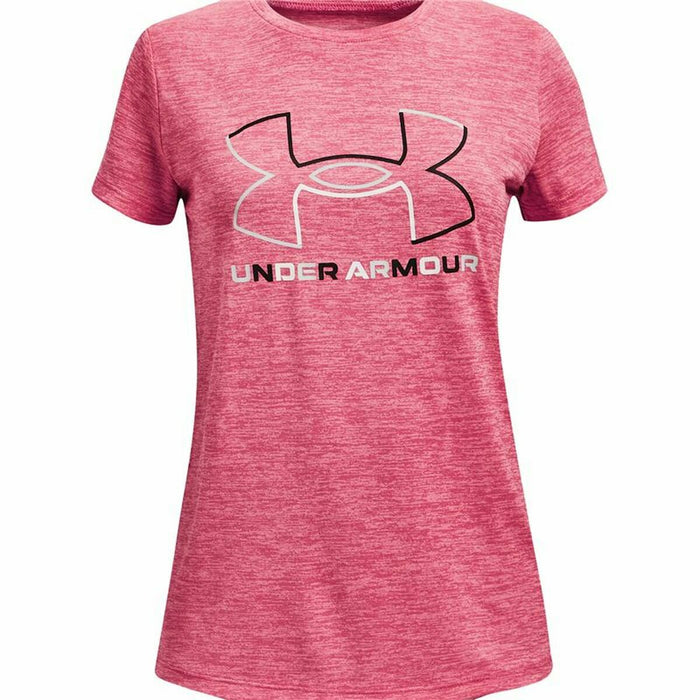 Tricou cu Mânecă Scurtă pentru Copii Under Armour Roz