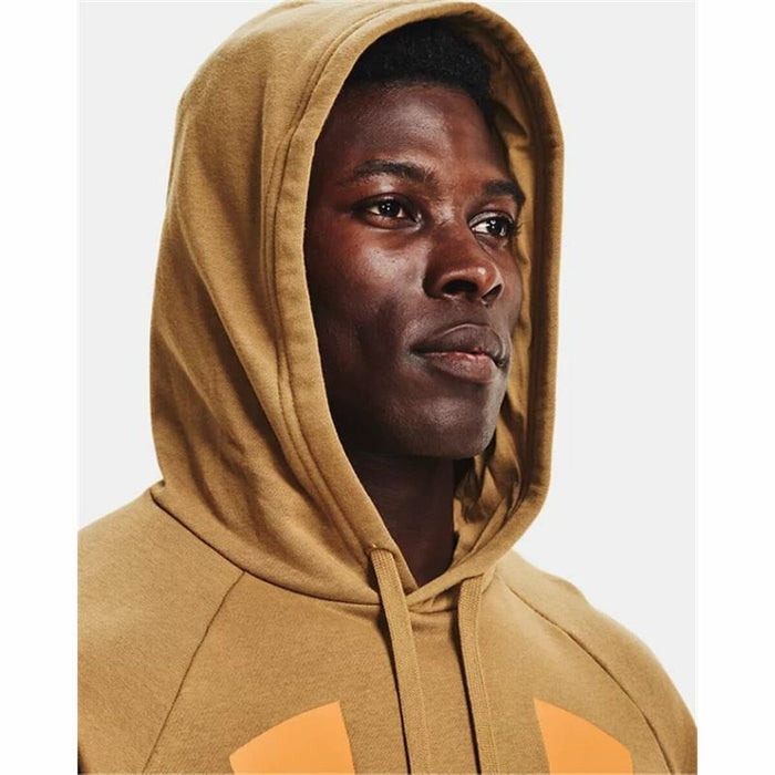 Hanorac cu Glugă Bărbați Under Armour Rival Big Logo Ocru