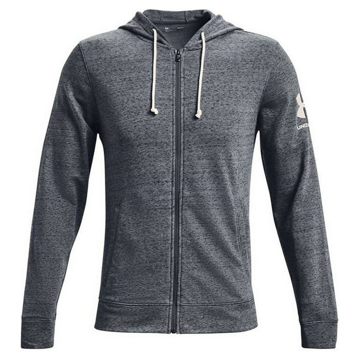 Jachetă Sport de Bărbați Under Armour Terry Negru Gri închis